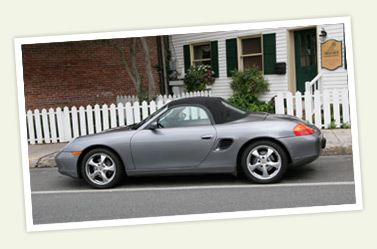 911 C4S Convertable on the Plaza