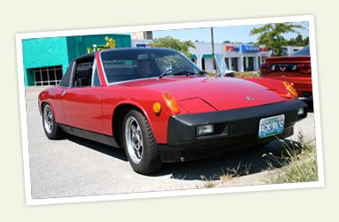 911 C4S Convertable on the Plaza